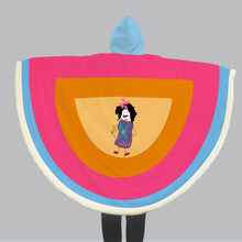 Load image into Gallery viewer, Kimono Girl Cloak Hoodie Blanket
