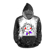 Load image into Gallery viewer, Girl- Faux Bleach Design Hoodie
