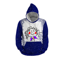 Load image into Gallery viewer, Girl- Faux Bleach Design Hoodie
