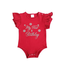 Load image into Gallery viewer, My First Birthday Baby Body Romper - Blanketale
