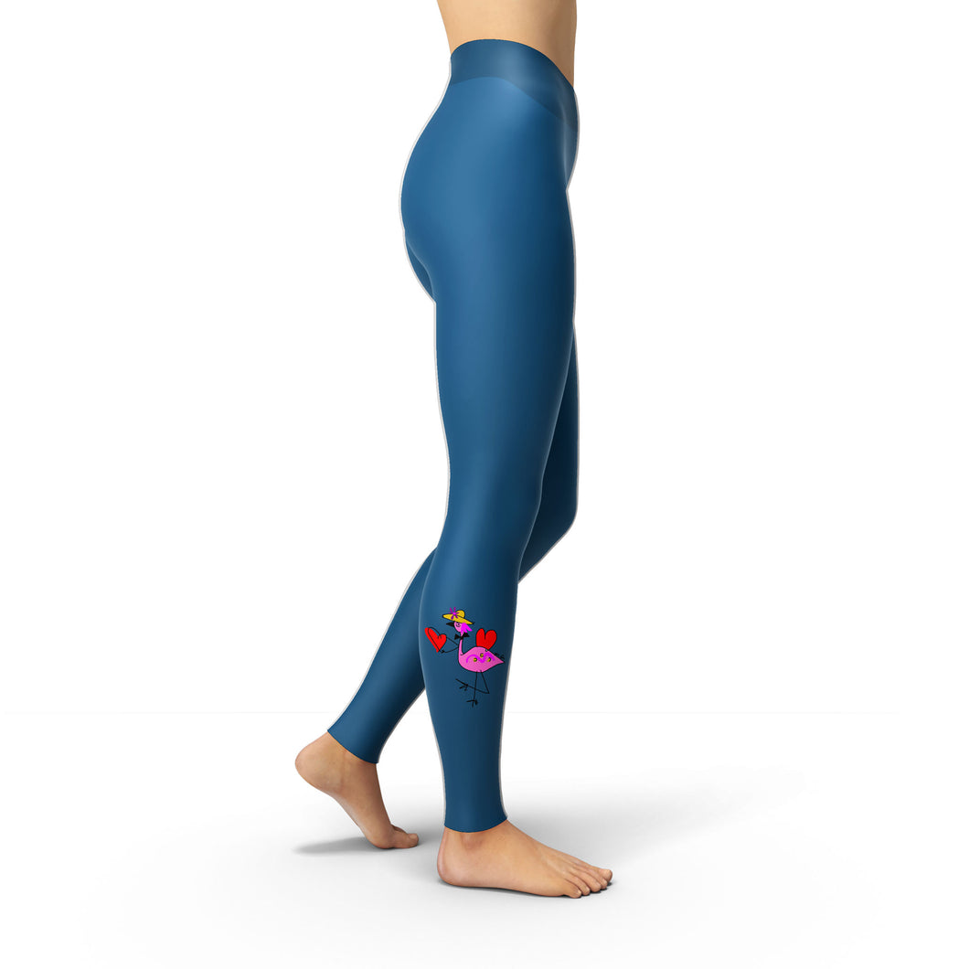 Bird Leggings (Logo Right Side Only)