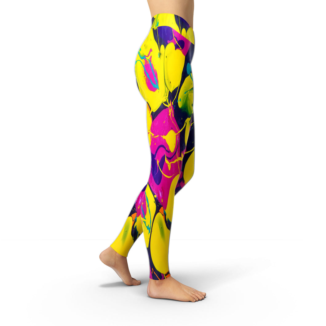 Abstract Square Leggings