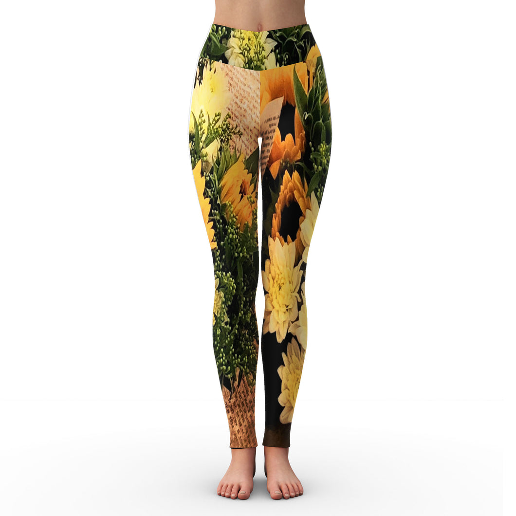 SunFlower Square Leggings