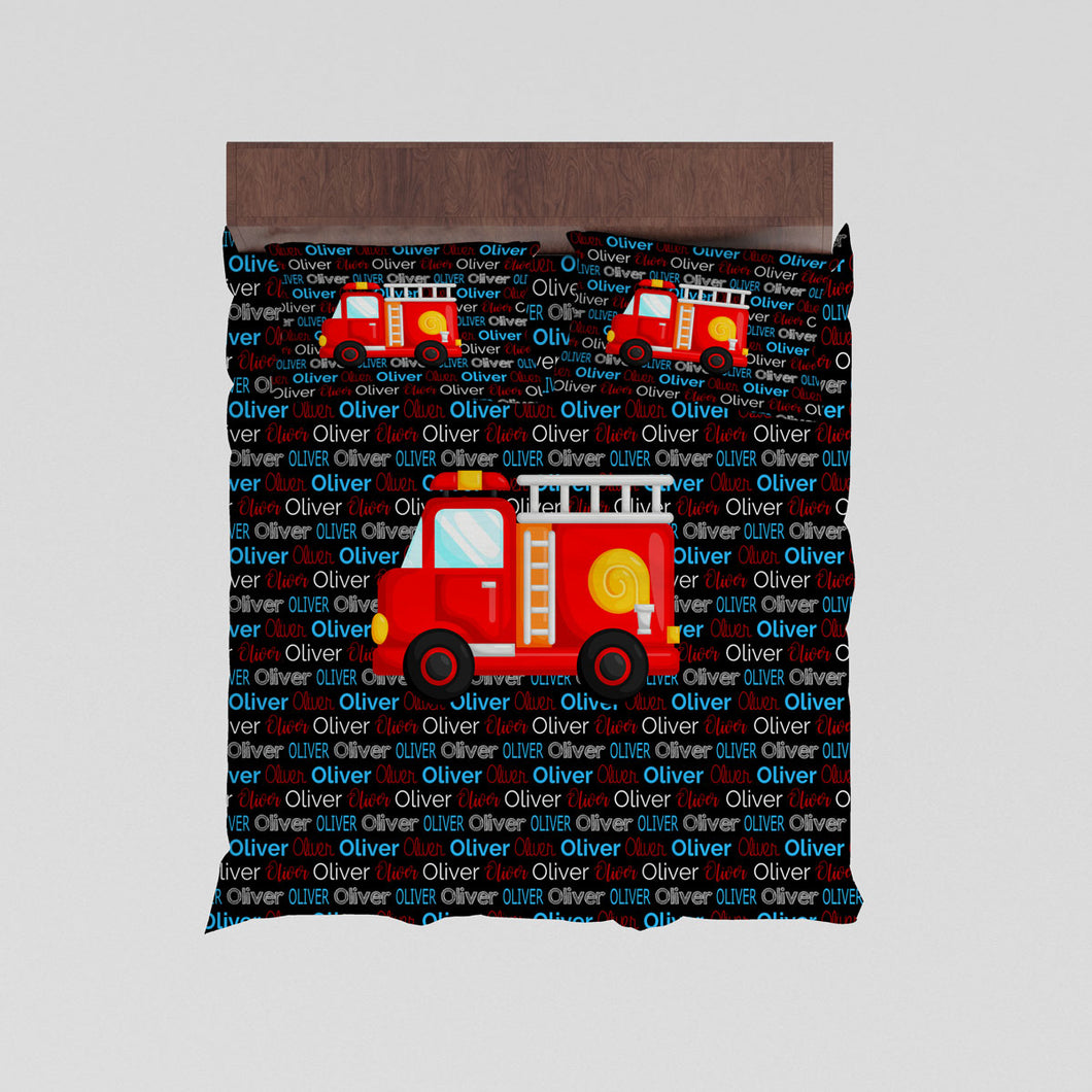 Fire Truck Doona Cover