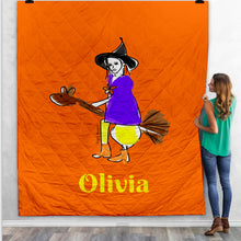 Load image into Gallery viewer, Halloween Lightweight Quilt Blanket
