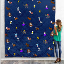 Load image into Gallery viewer, Animal Design Lightweight Quilt Blanket
