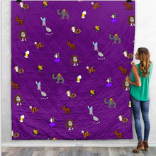 Load image into Gallery viewer, Animal Design Lightweight Quilt Blanket
