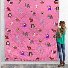 Load image into Gallery viewer, Animal Design Lightweight Quilt Blanket
