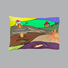 Load image into Gallery viewer, Village Quilt Pillowcase
