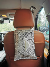 Load image into Gallery viewer, Design Your Own Car Auto Seat Back Tissue Box Paper Napkin Holder Case
