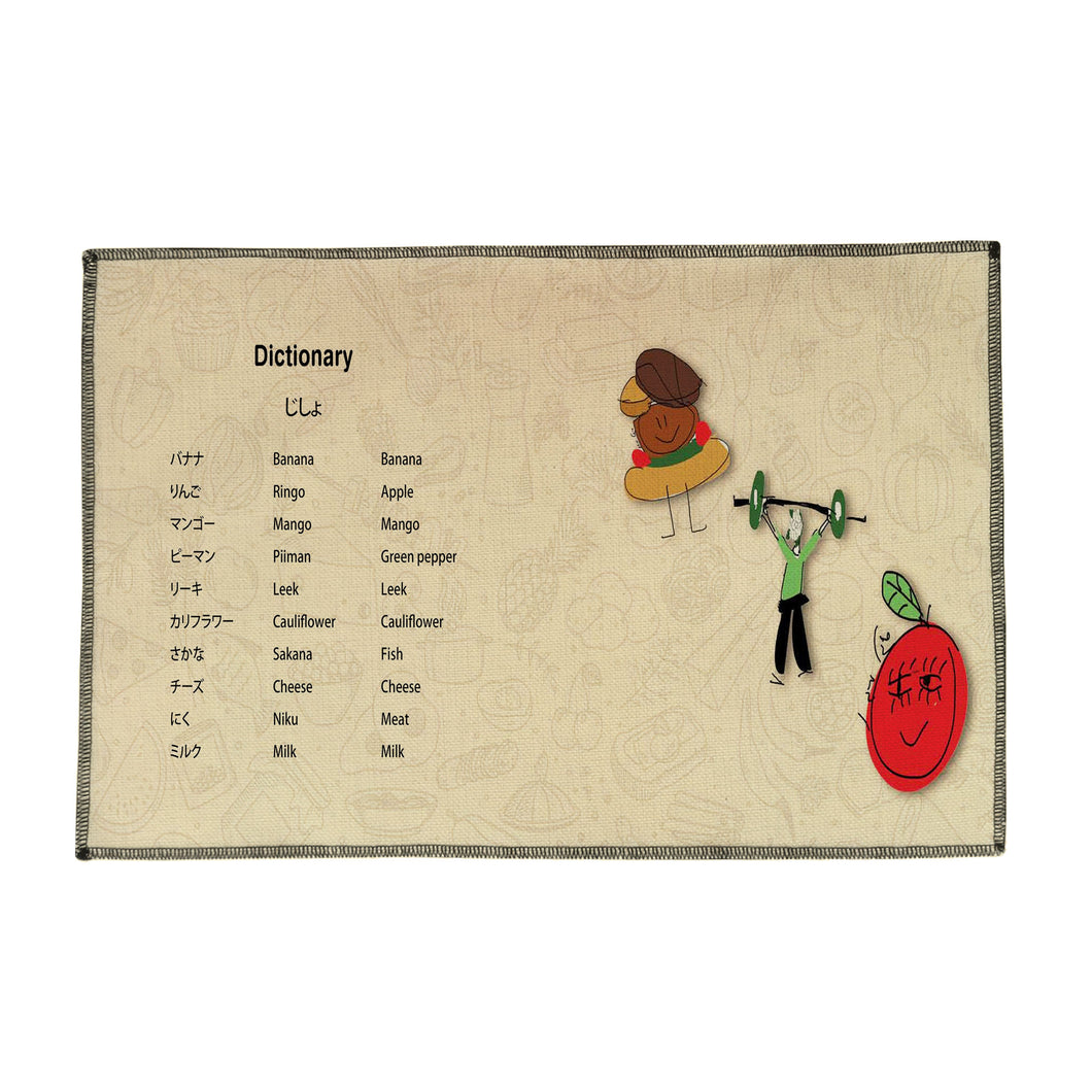 Let's Learn Food - Dictionary Placemat