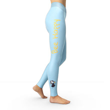 Load image into Gallery viewer, Bee Happy Leggings (Logo Right Side Only)
