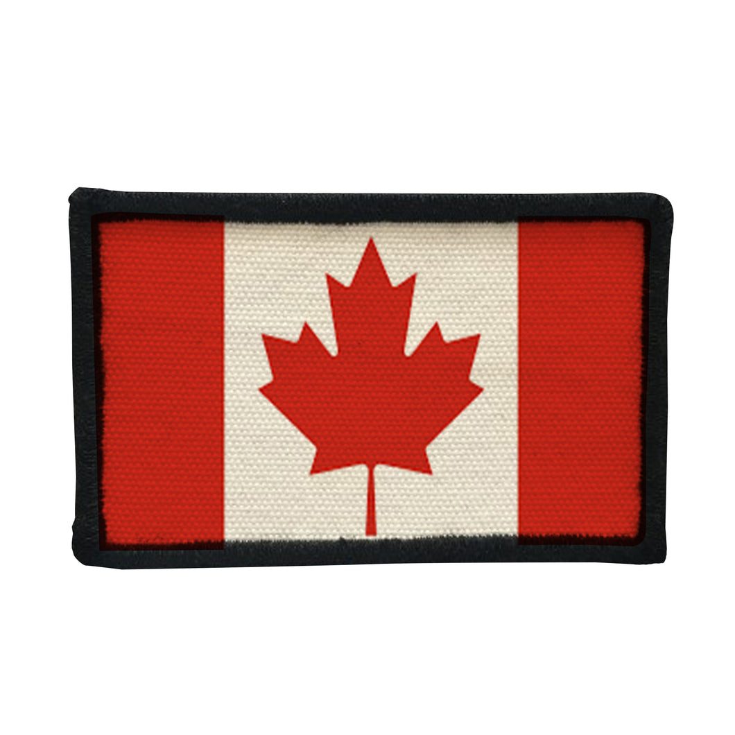 Canada Flag Patches Rectangle