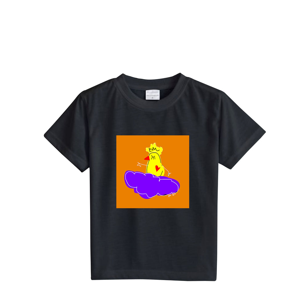 The Chick On Cloud Kids Shirt