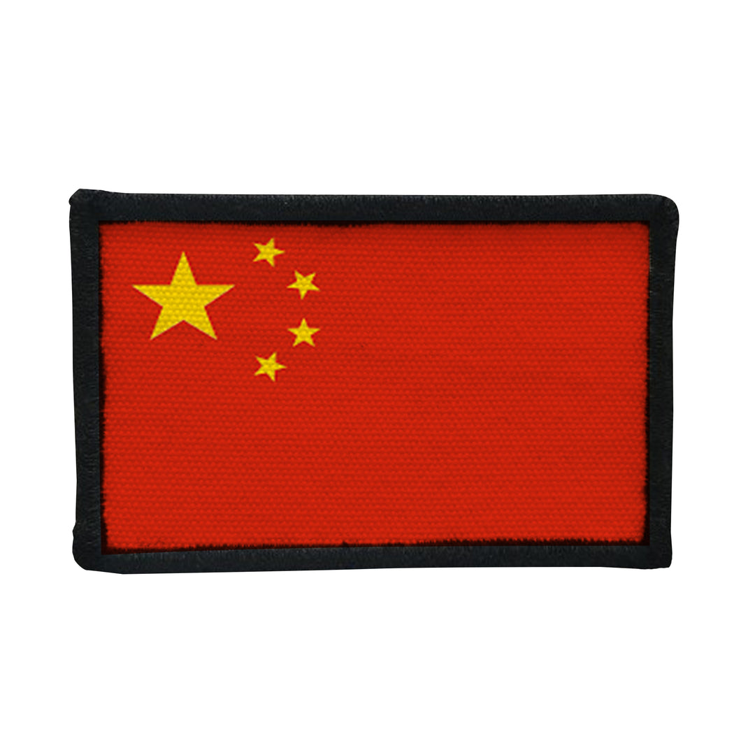 China Flag Patches Rectangle