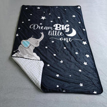 Load image into Gallery viewer, Dream Big Elephant Mink Blanket - Blanketale
