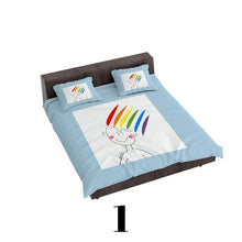 Load image into Gallery viewer, Rainbow Duvet Cover with/out Pillowcase/s
