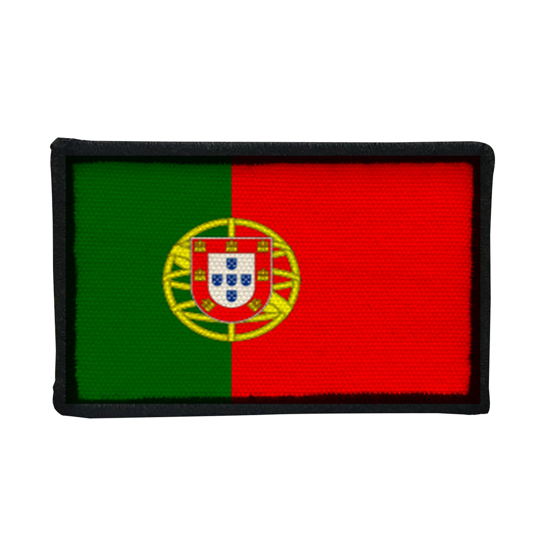 Portugal Flag Patches Rectangle