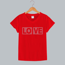 Load image into Gallery viewer, Rhinestone Love T-Shirt
