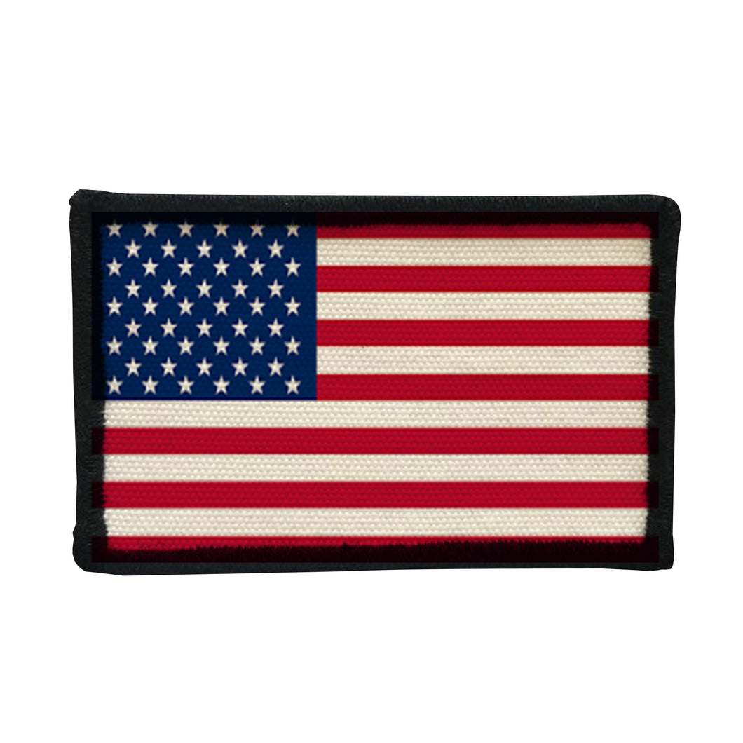 USA Flag Patches Rectangle