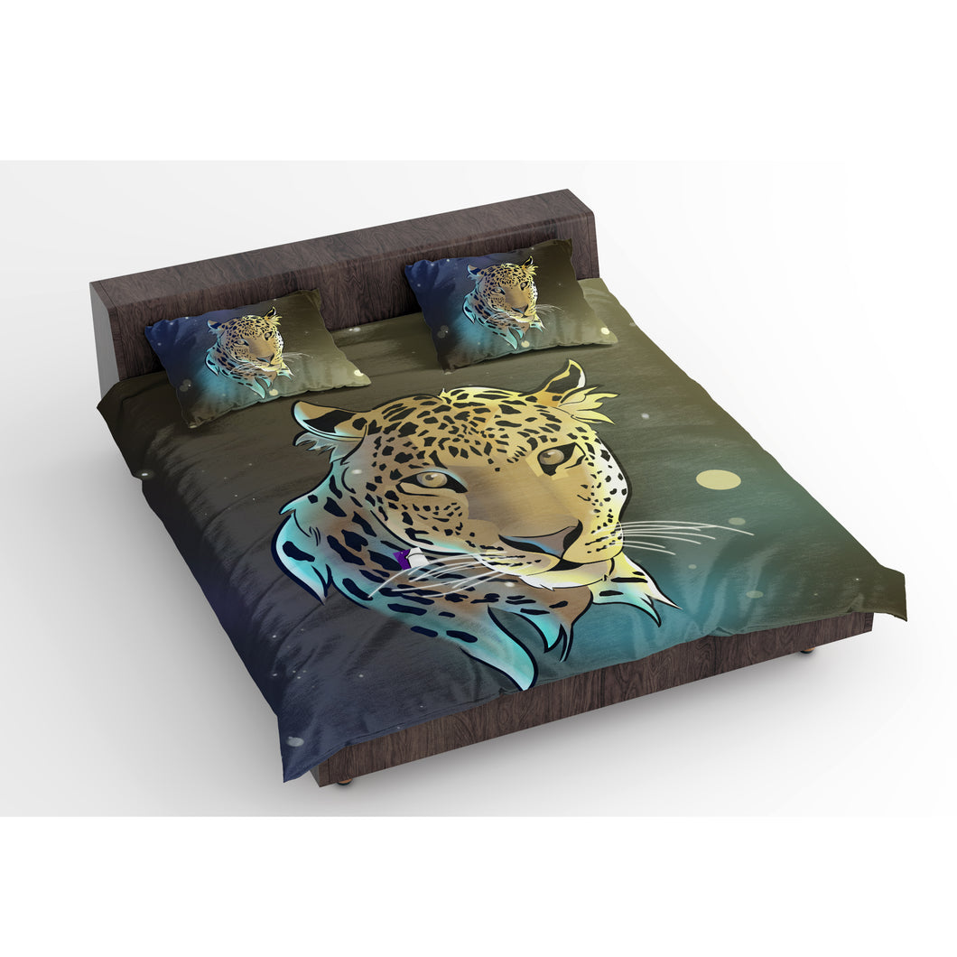 Jazzy Leopard Doona Cover