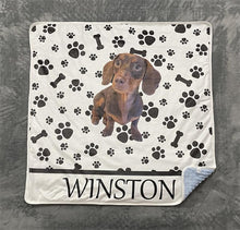 Load image into Gallery viewer, Pet Blanket, 3 Layers With One Side Customize Print, 77x77cm
